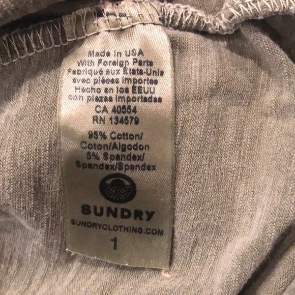 Sundry Ruffle Capped Sleeve Maxi Dress - Picture 4 of 4